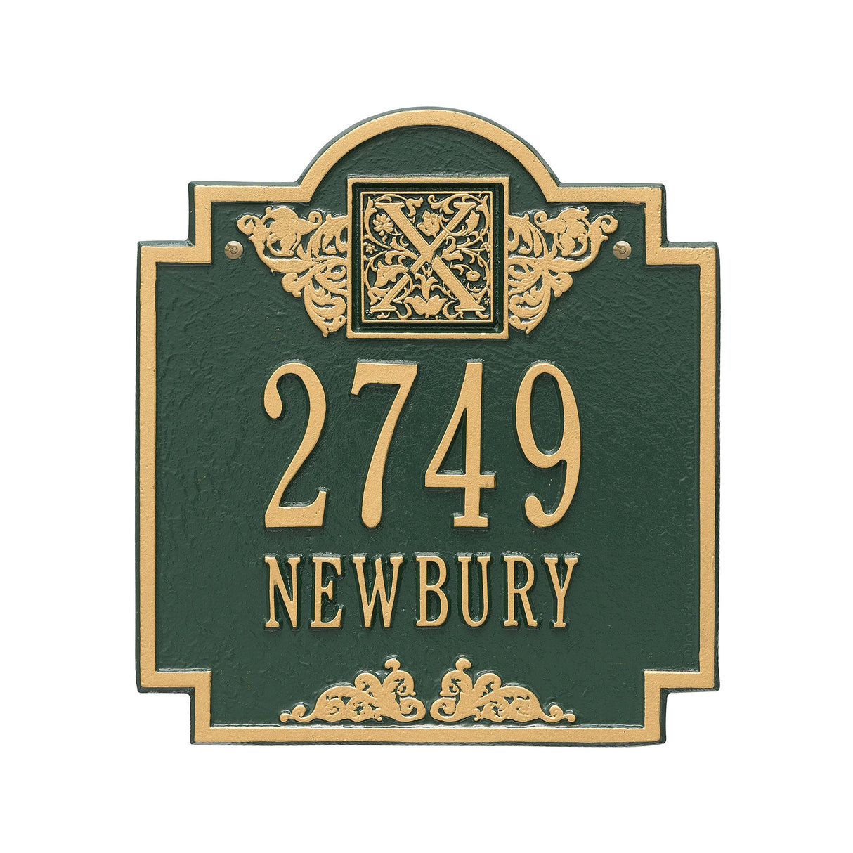 Whitehall 5006GG - Monogram - Standard Wall - Two Line
