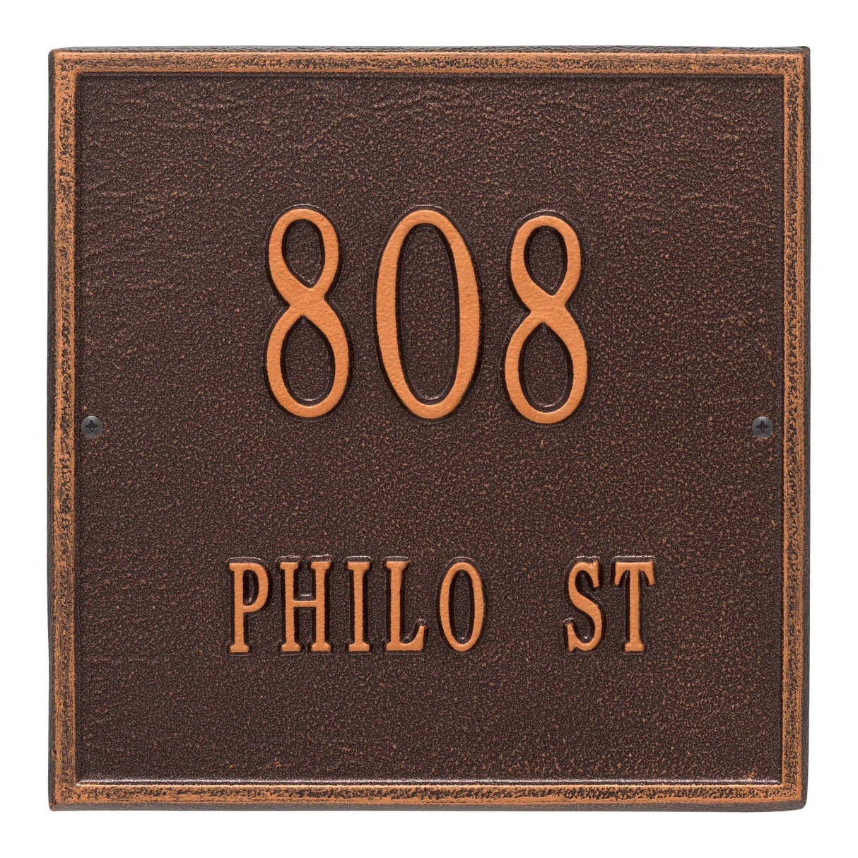 Whitehall 2111AC - Personalized Square Plaque - Standard - Wall - 2 line