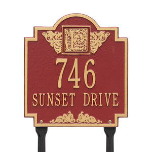 Whitehall 5106RG - Monogram - Standard lawn - Two Line