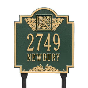 Whitehall 5106GG - Monogram - Standard lawn - Two Line