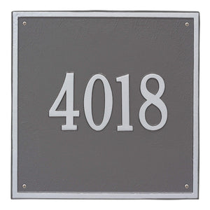 Whitehall 2116PS - Personalized Square Plaque - Estate -Wall - 1 line