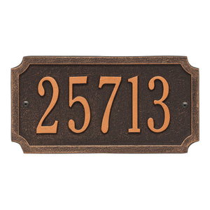 Whitehall 1499OB - Personalized Cut Corner Rectangle Plaque - Standard - 1 Line