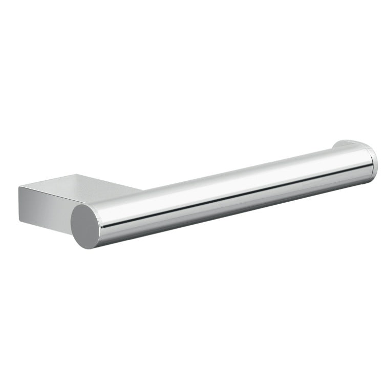 Toilet Paper Roll Holder, Sleek, Round, Polished Chrome