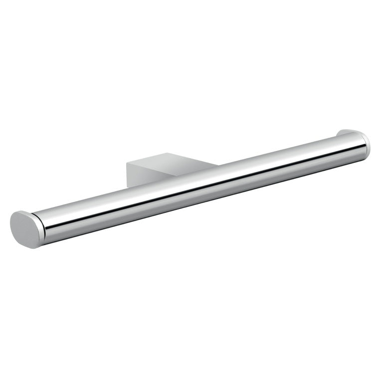 Toilet Paper Roll Holder, Modern, Chrome, Round, Double