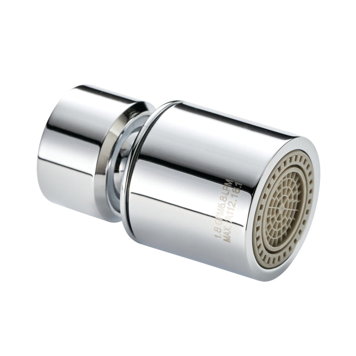 Spindrift A556427UNSK1 Dual-function 1.8 GPM Female Aerator, 55/64"-27 UNS, Polished Chrome