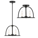 Abbott 3 Light Black Mini Chandelier ABB-3003-BK