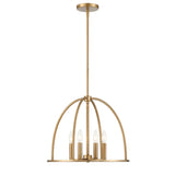 Abbott 4 Light Vibrant Gold Chandelier ABB-3004-VG