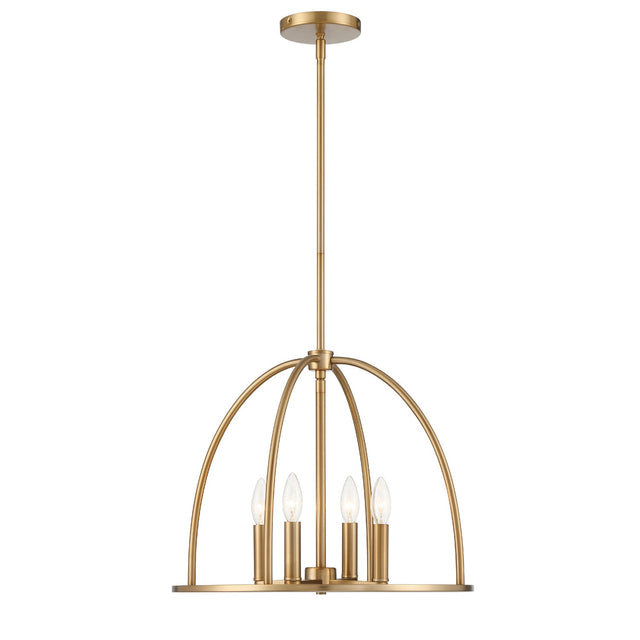 Abbott 4 Light Black Chandelier ABB-3004-BK