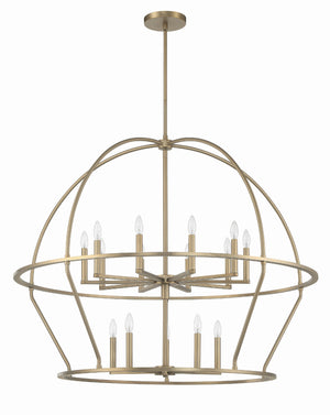 Abbott 15 Light Black Chandelier ABB-3029-BK