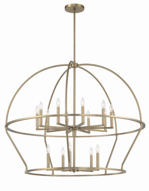Abbott 15 Light Black Chandelier ABB-3029-BK