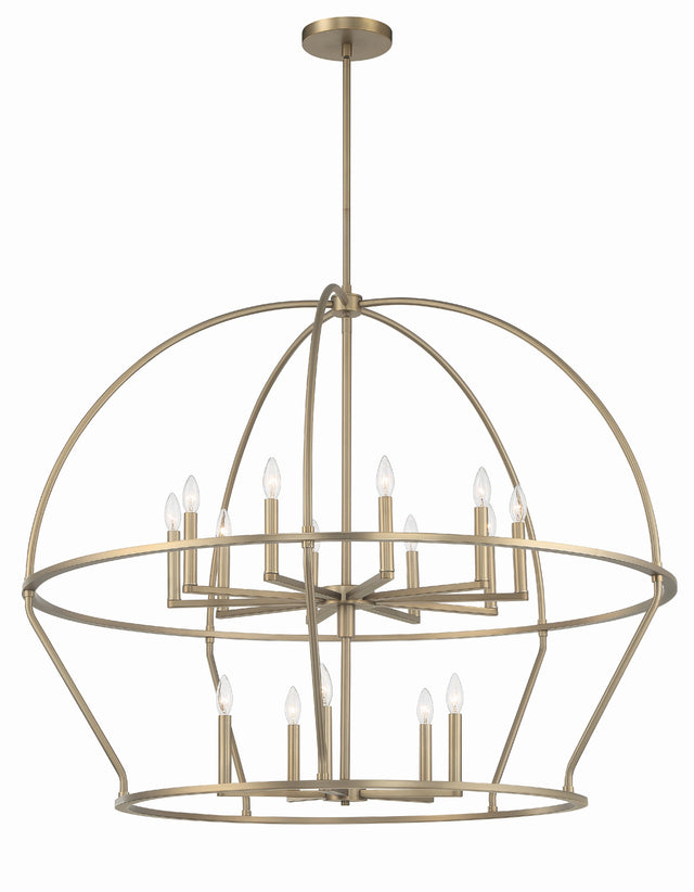 Abbott 15 Light Black Chandelier ABB-3029-BK