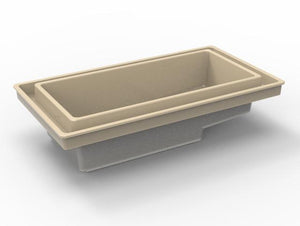 Hydro Systems ABN8043HTO-ALM AUBURN 8043 METRO TUB ONLY-ALMOND