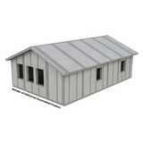 AbodeMOD ADU Shell | Modern 2 Bedroom, 1 Bath – 560 Sq Ft | Made from ThermaSteel