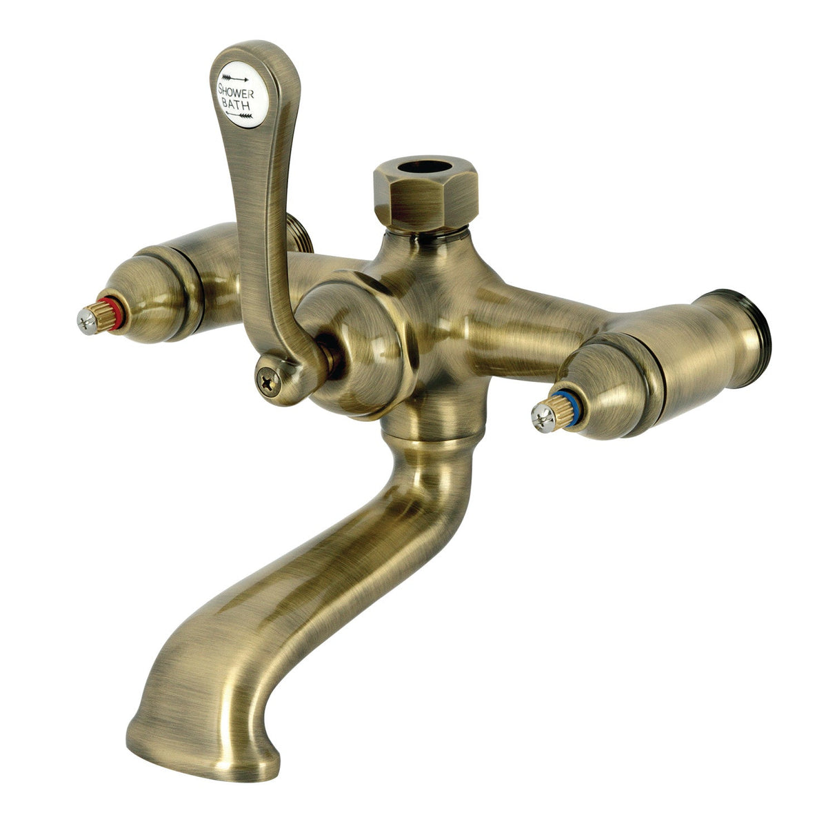 Vintage ABT100-3 Tub Faucet Body, Antique Brass