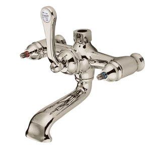 Vintage ABT100-8 Tub Faucet Body, Brushed Nickel