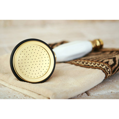 Vintage ABT1020-2 Hand Shower Head, Polished Brass