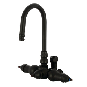 Vintage ABT200-0 Gooseneck Tub Faucet Body, Matte Black