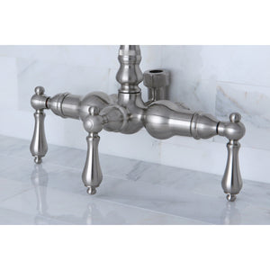 Vintage ABT200-8 Gooseneck Tub Faucet Body, Brushed Nickel