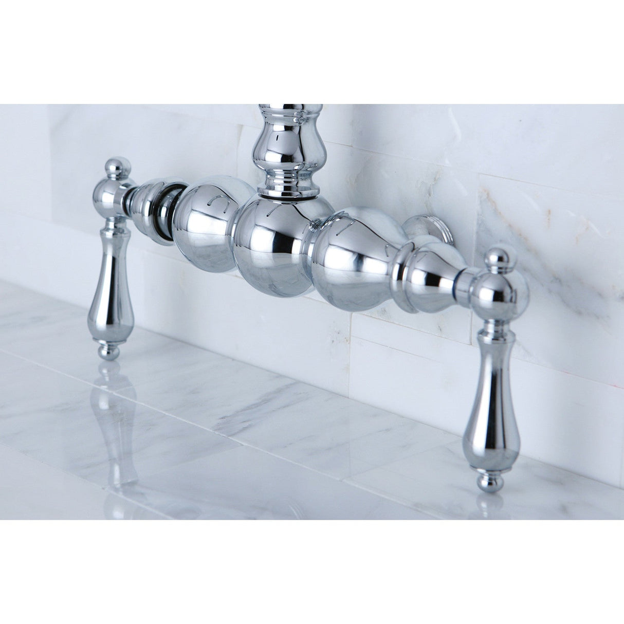 Vintage ABT300-1 Gooseneck Tub Faucet Body, Polished Chrome