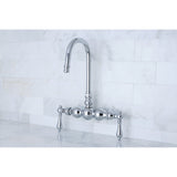 Vintage ABT300-1 Gooseneck Tub Faucet Body, Polished Chrome