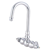 Vintage ABT300-1 Gooseneck Tub Faucet Body, Polished Chrome
