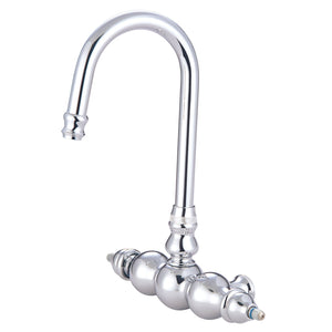 Vintage ABT300-1 Gooseneck Tub Faucet Body, Polished Chrome