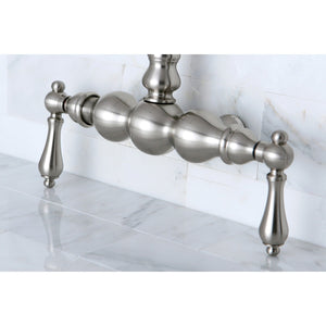 Vintage ABT300-8 Gooseneck Tub Faucet Body, Brushed Nickel
