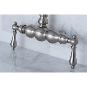 Vintage ABT300-8 Gooseneck Tub Faucet Body, Brushed Nickel