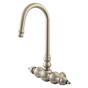 Vintage ABT300-8 Gooseneck Tub Faucet Body, Brushed Nickel