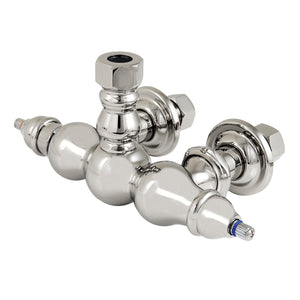 Vintage ABT770-6 3-3/8 inch Wall Mount Faucet Body, Polished Nickel