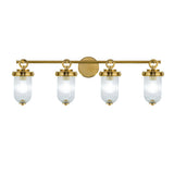 Myla Bathroom Vanity Light - Vintage Brass / 4-Light