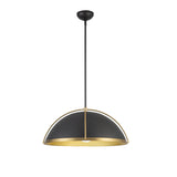 Dahlia Metal Dome Pendant