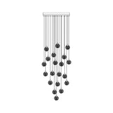 Snowflake Chandelier - Satin Brass / 20-Light