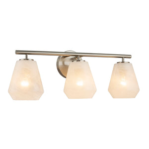 Brooke Bathroom Vanity - Brushed Nickel / 3-Light