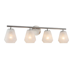 Brooke Bathroom Vanity - Brushed Nickel / 4-Light