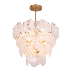 Lily Chandelier - Brushed Brass / 28.03