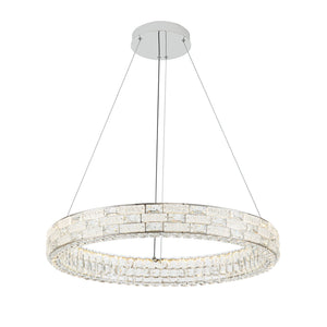 Elegance Chandelier - Chrome / 29.92