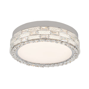 Elegance Flush Mount - Chrome / 19.69