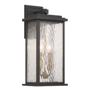 Estate Outdoor Wall Sconce - Black, Brass / 19