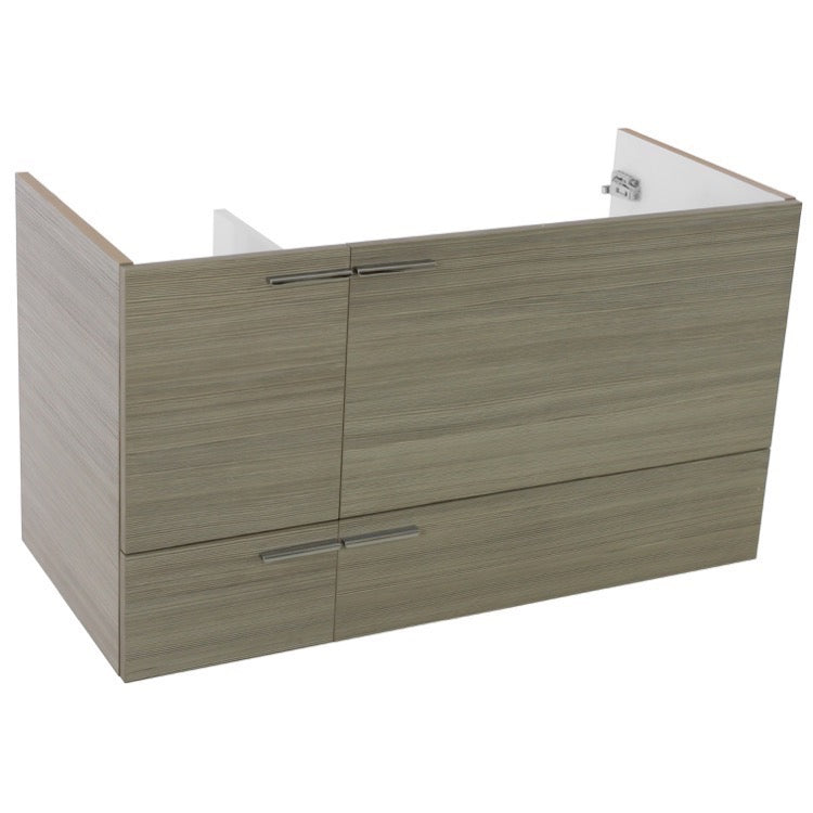 39 Inch Wall Mount Larch Canapa Bathroom Vanity Cabinet