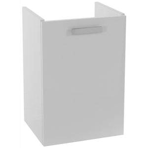 15 Inch Wall Mount Glossy White Bathroom Vanity Cabinet
