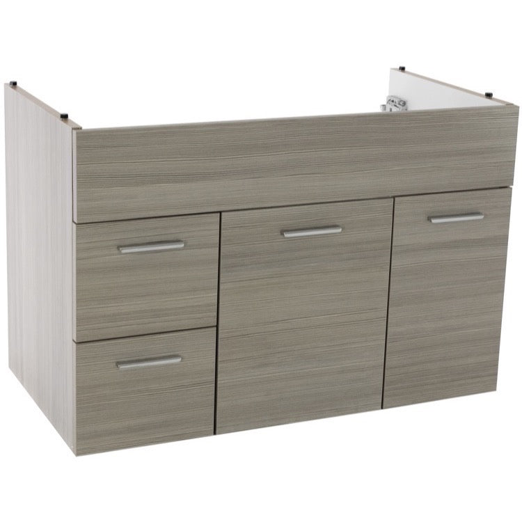 33 Inch Wall Mount Larch Canapa Bathroom Vanity Cabinet