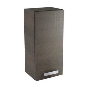 Short Storage Cabinet in Grey Oak Finish