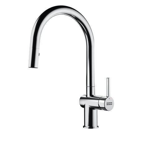 FRANKE ACT-PD-CHR Active 15.1-inch Single Handle Pull-Down Kitchen Faucet in Polished Chrome In Polished Chrome