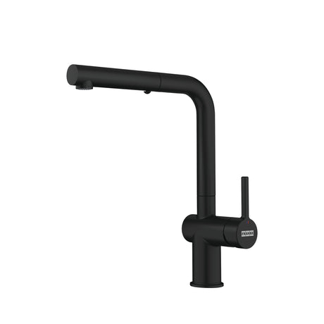 FRANKE ACT-PO-MBK Active 12.25-inch Contemporary Single Handle Pull-Out Faucet in Matte Black In Matte Black