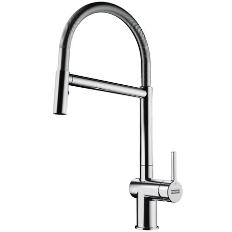 FRANKE ACT-SP-CHR Active 16.5-in Single Handle Semi-Pro Faucet in Chrome In Polished Chrome