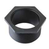 Watercourse ADBSF20 ABS Shower Drain Threaded Adaptor, 2-Inch Outlet, Black