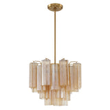 Addis 4 Light Aged Brass Chandelier ADD-300-AG-AM