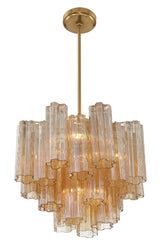 Addis 4 Light Aged Brass Chandelier ADD-300-AG-AM