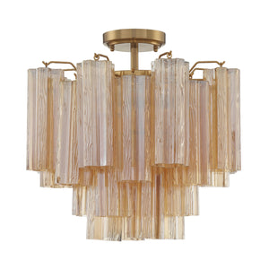 Addis 4 Light Aged Brass Semi Flush Mount ADD-300-AG-AM_CEILING
